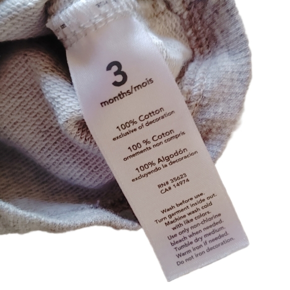 2 Pc Carter's 3 Month Baby Boy Overall Suspenders - Picture 7 of 9